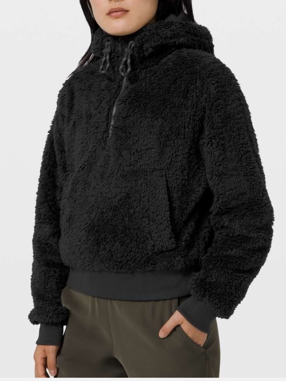Lululemon “Oh So Sherpa” Half-Zip Hoodie Jacket